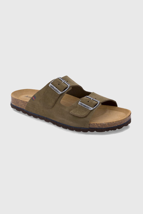 Mules deux brides Zef - cuir - Armor-lux - 1