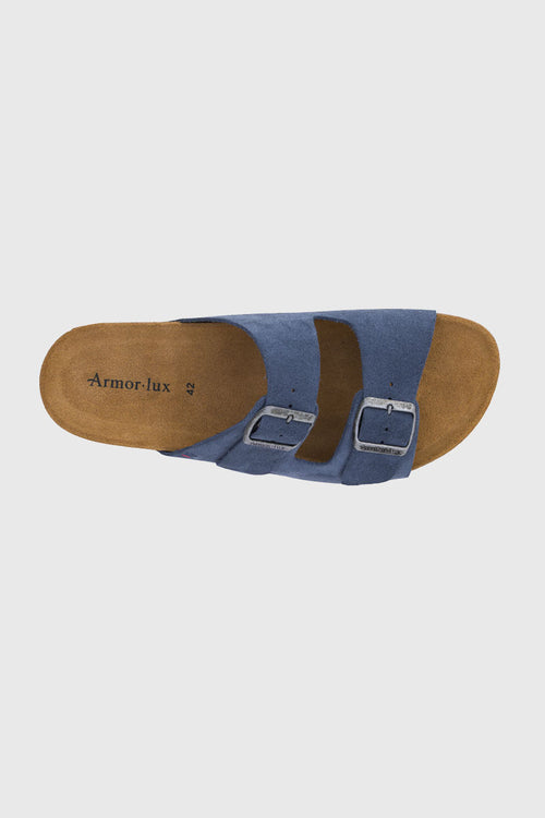 Mules deux brides Zef - cuir - Armor-lux - 3