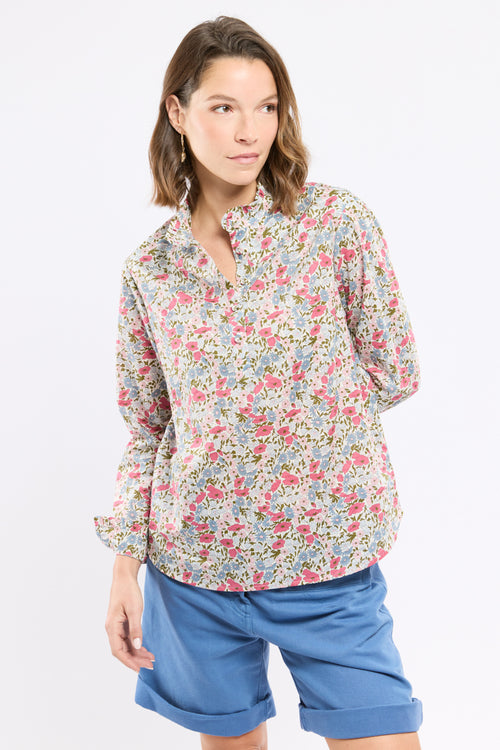Bluse Aus Liberty-Stoff gefertigt - Baumwolle - Armor-lux - 4
