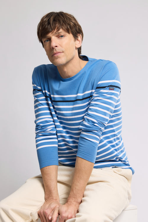 Breton striped shirt - heavy cotton - Armor-lux - 1