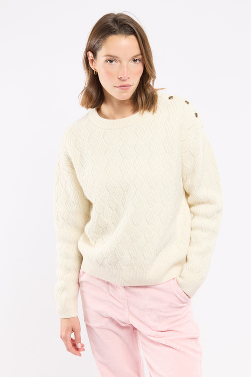 Deauville Pullover mit Goldknöpfen - Wolle - Armor-lux - 2