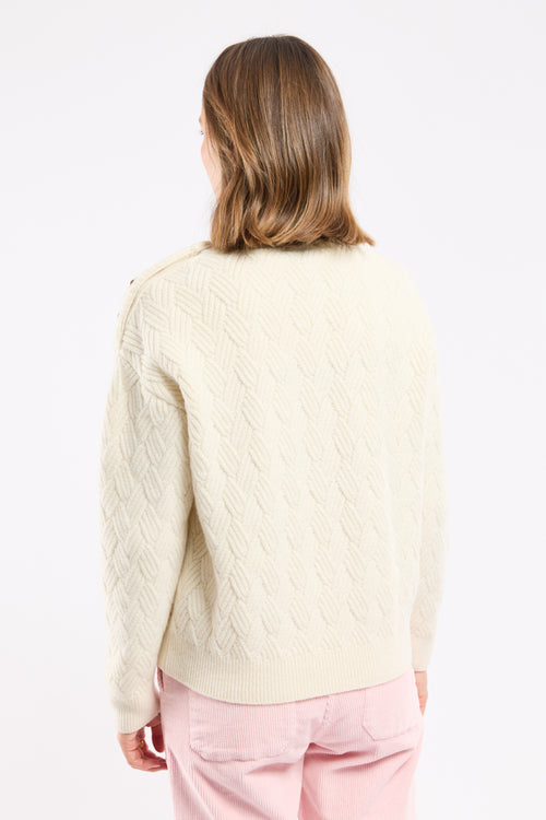 Deauville Pullover mit Goldknöpfen - Wolle - Armor-lux - 5