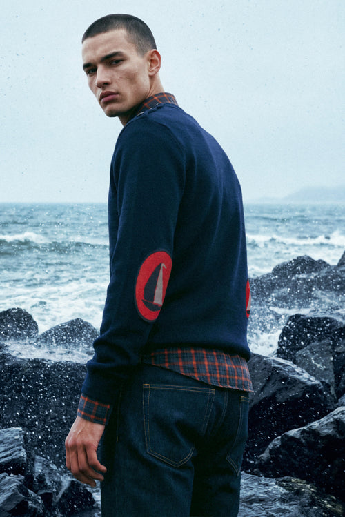 Deauville Marinepullover - Wolle - Armor-lux - 1