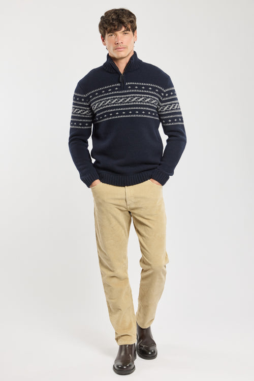 Deauville Truckerkragen-Pullover - Wolle - Armor-lux - 3