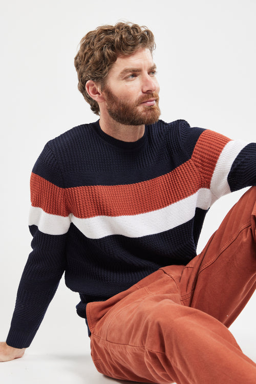 Pullover mit Blockfarben – Wolle - Armor-lux - 1