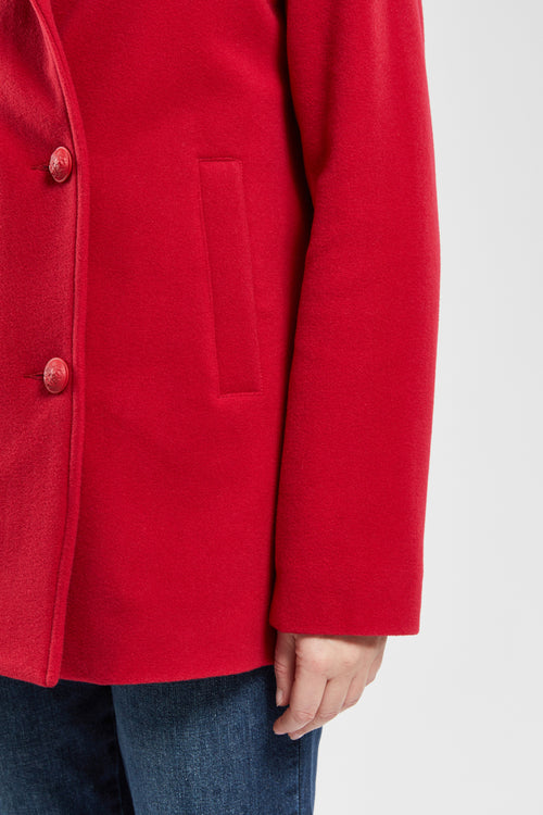 Double-breasted peacoat - Deauville collection - wool - Armor-lux - 4