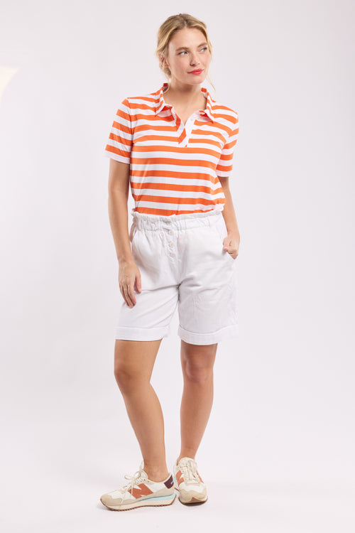 Bermuda shorts with elasticated waist - cotton - Armor-lux - 1
