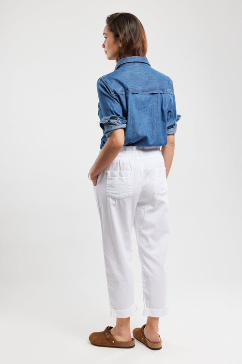 Elasticated waist trousers - cotton - Armor-lux - 2