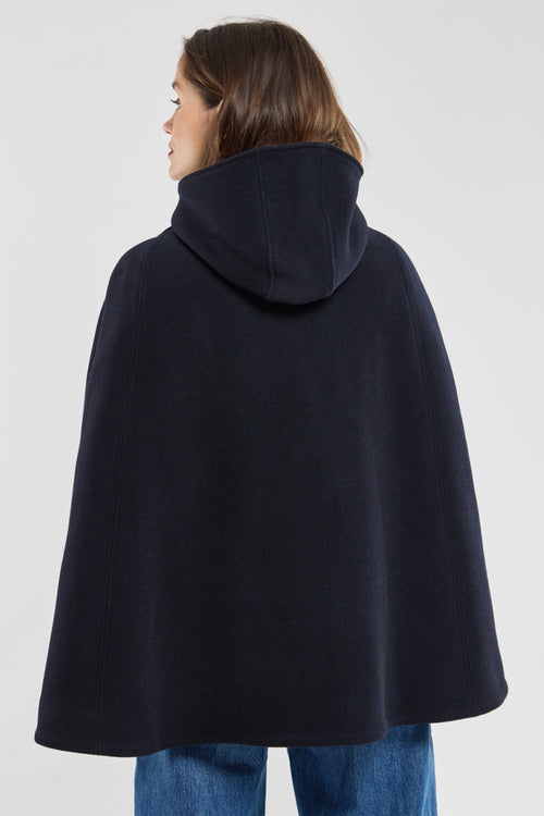 Hooded cape - wool broadcloth - Armor-lux - 3