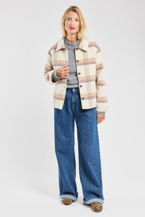 Veste à carreaux - laine - Armor-lux - 4