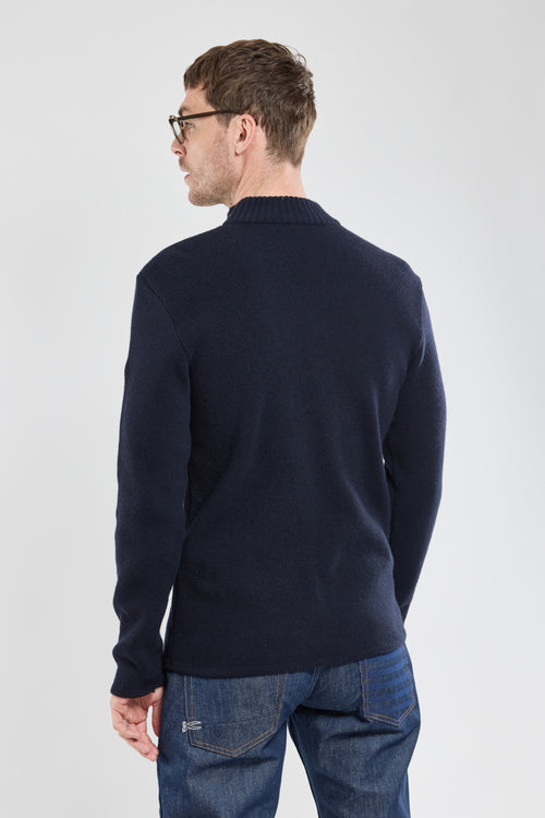 Matrosenpullover mit Reißverschluss – Wolle und Polyamid - Armor-lux - 5