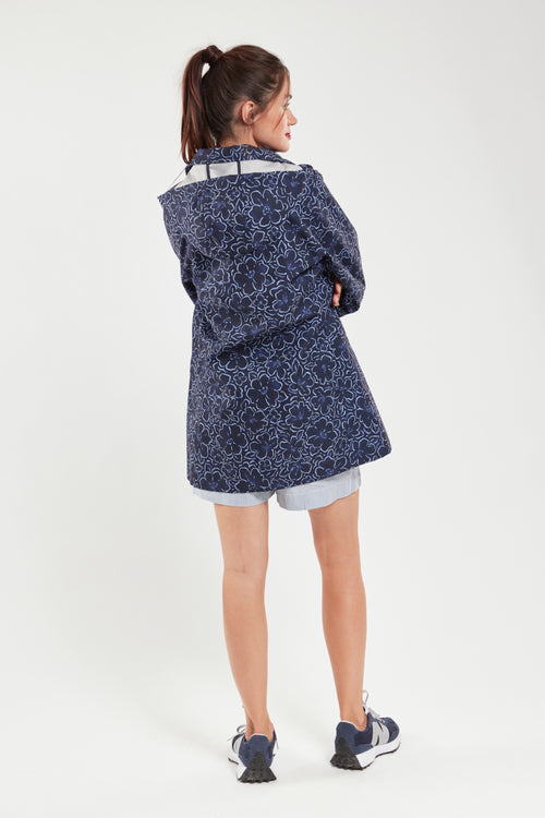 Floral waxed raincoat - Armor-lux - 2