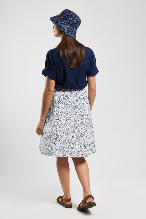 Jupe imprimée fleurie - coton - Armor-lux - 4