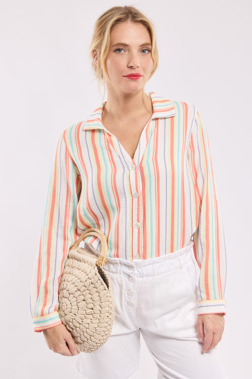 Chemisier rayé - coton - Armor-lux - 1