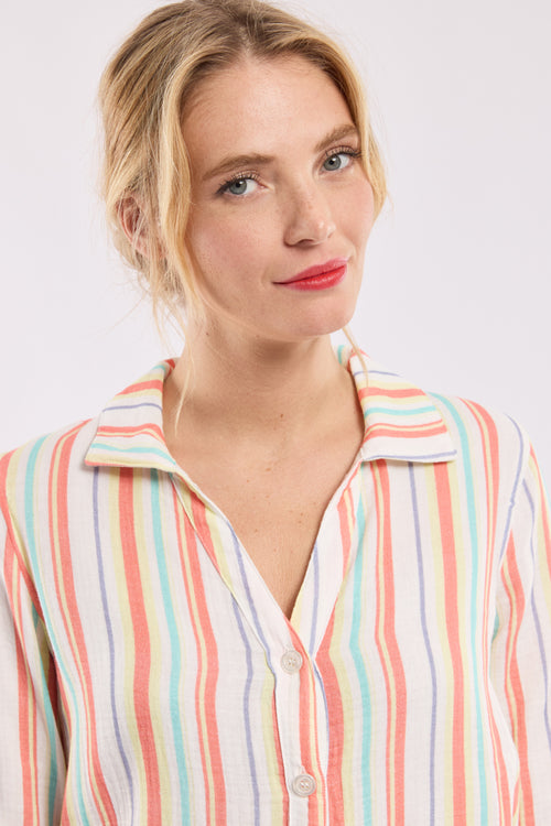 Chemisier rayé - coton - Armor-lux - 2