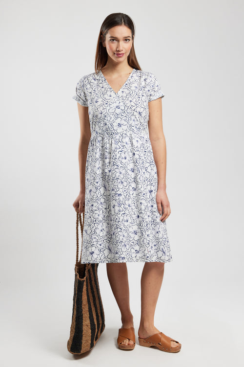 Floral wrap dress - cotton - Armor-lux - 4