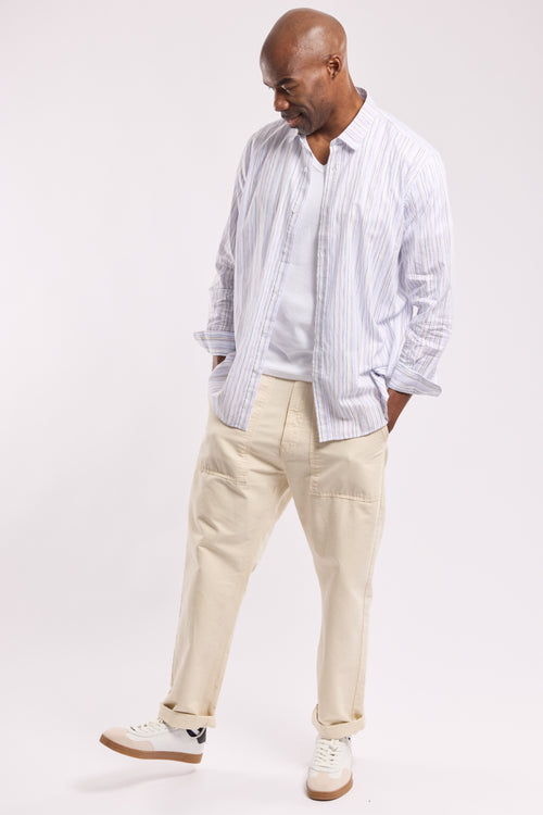 Chemises fines rayures multicolores - coton - Armor-lux - 3