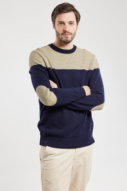 Jumper with elbow patches - cotton - Armor-lux - 1