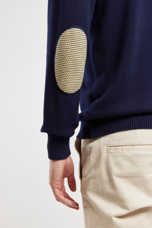 Jumper with elbow patches - cotton - Armor-lux - 4