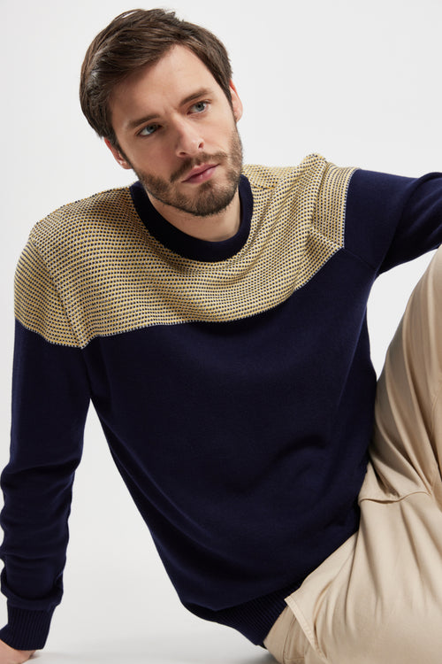 Jumper with elbow patches - cotton - Armor-lux - 3