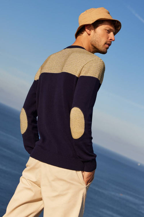 Jumper with elbow patches - cotton - Armor-lux - 6