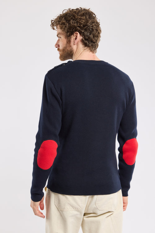 Pull marin avec coudières - coton - Armor-lux - 3