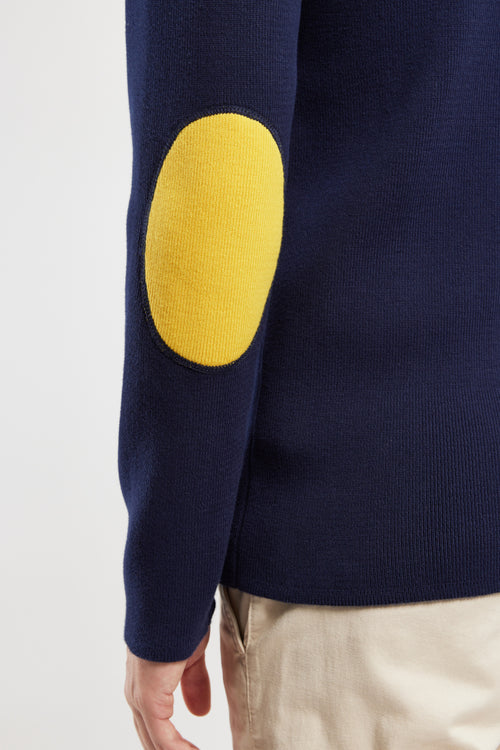 Nautical jumper with elbow patches - cotton - Armor-lux - 5