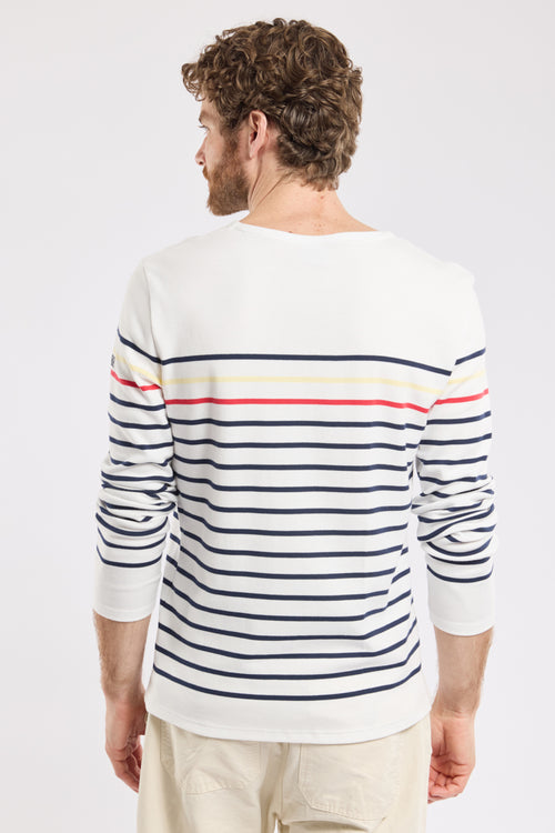 Colourful striped Breton shirt - thick cotton - Armor-lux - 3