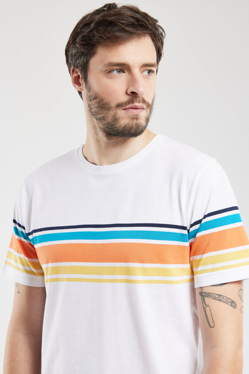 Gestreiftes T-Shirt – leichte Baumwolle - Armor-lux - 2