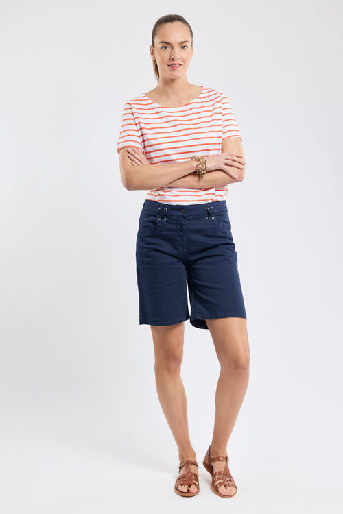 Shorts mit elastischem Bund – Baumwolle - Armor-lux - 2