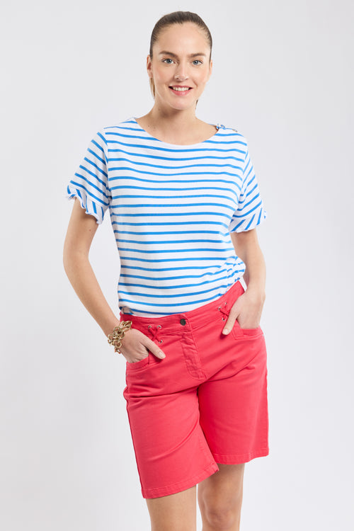 Shorts mit elastischem Bund – Baumwolle - Armor-lux - 5
