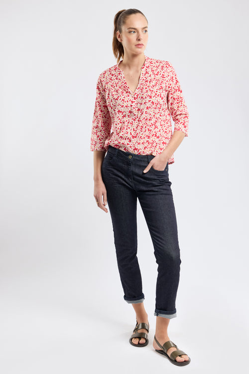 Bluse mit Blumenmuster – Baumwolle - Armor-lux - 3