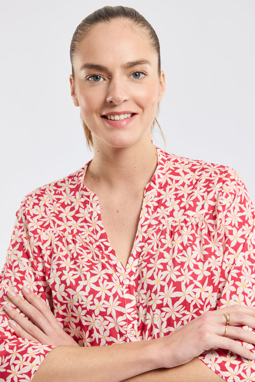 Bluse mit Blumenmuster – Baumwolle - Armor-lux - 2