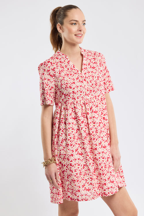 Robe courte fleurie - coton - Armor-lux - 3