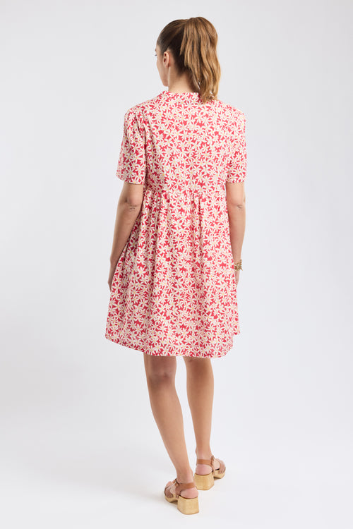 Robe courte fleurie - coton - Armor-lux - 4