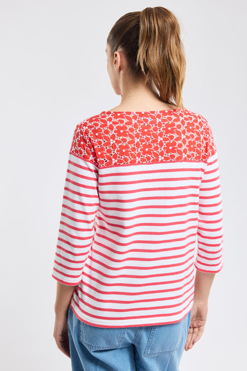 Marinière fleurie - coton - Armor-lux - 3