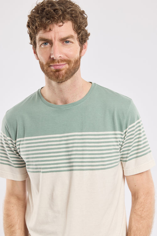 Striped T-shirt - cotton and linen - Armor-lux - 2