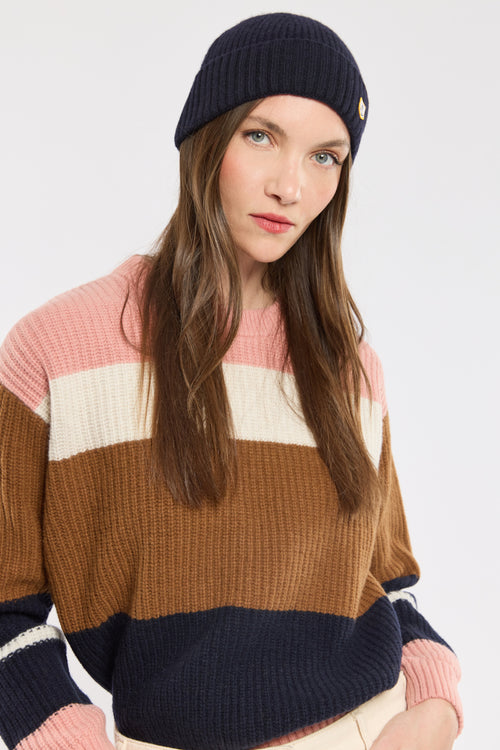 Deauville striped jumper - wool - Armor-lux - 5