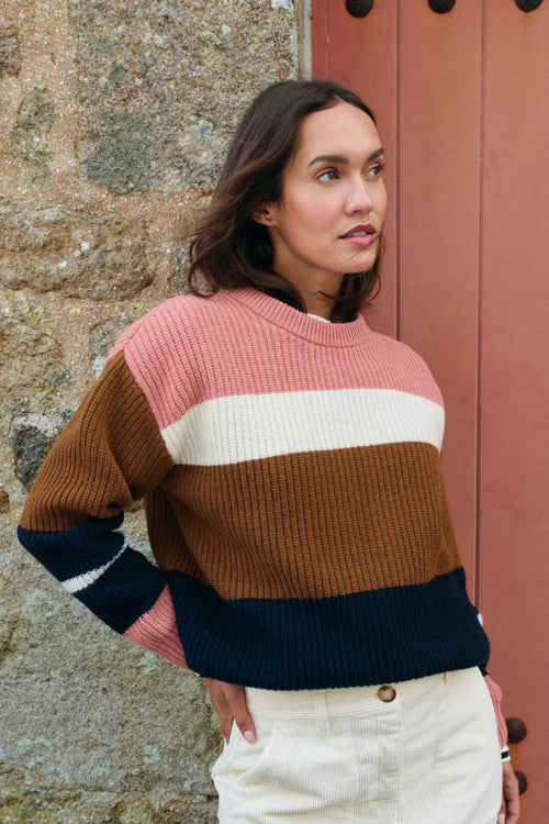 Pull rayé Deauville - laine - Armor-lux - 1