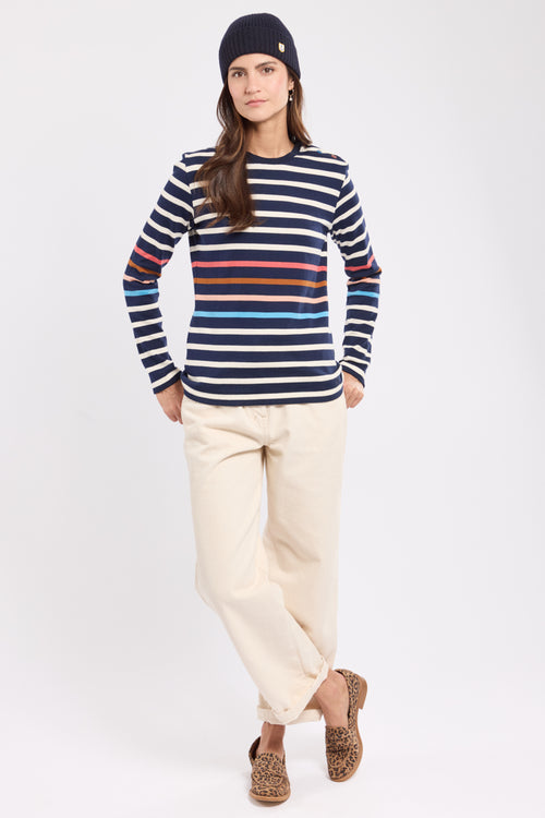 Deauville Breton striped shirt - rustic cotton - Armor-lux - 3