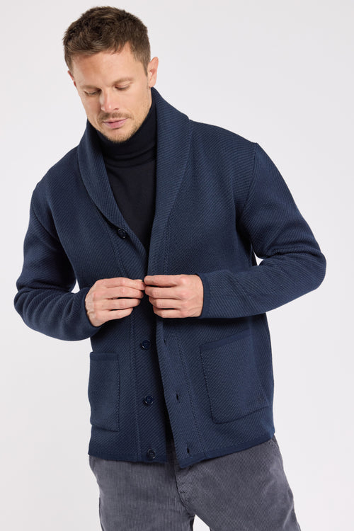 Strickjacke mit Schalkragen Deauville – Wolle - Armor-lux - 3