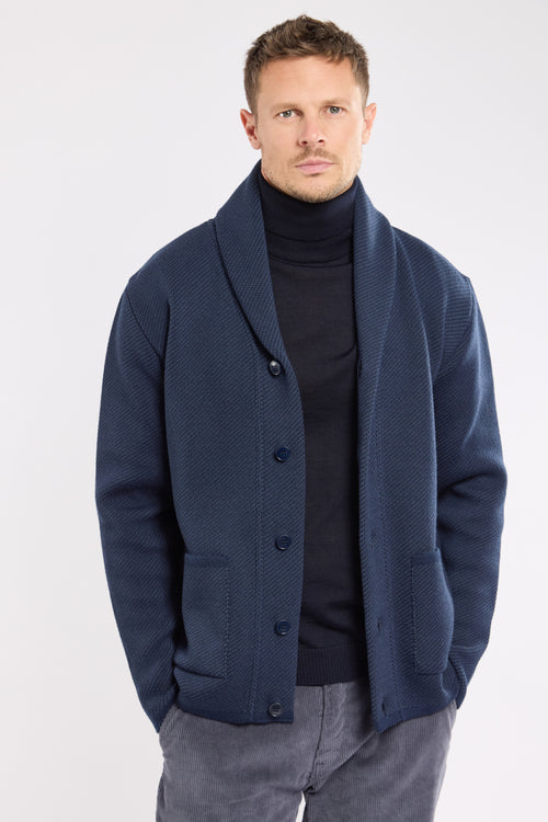 Strickjacke mit Schalkragen Deauville – Wolle - Armor-lux - 1