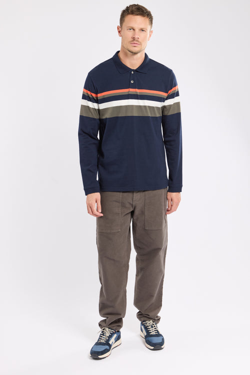Deauville striped polo shirt - cotton - Armor-lux - 3