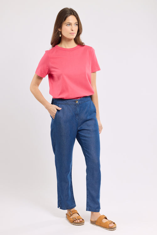 Pantalon taille élastique - lyocel - Armor-lux - 1