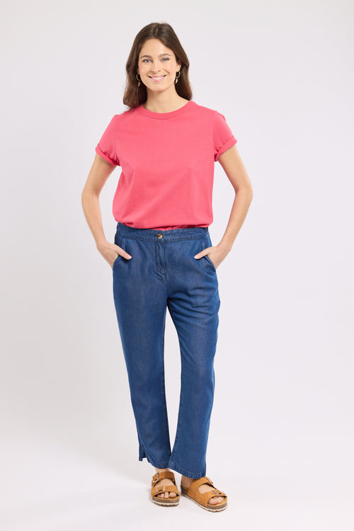 Pantalon taille élastique - lyocel - Armor-lux - 5
