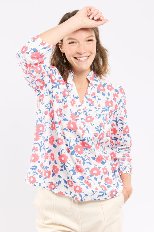 Chemiser fleuri Deauville - coton - Armor-lux - 1