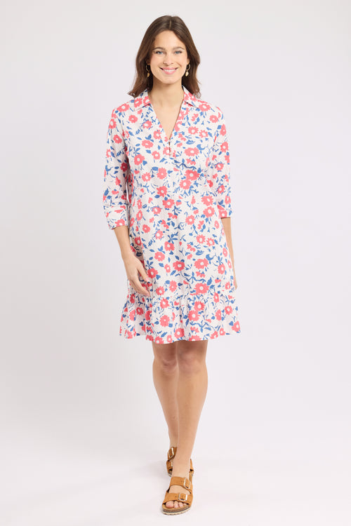 Deauville floral dress - cotton - Armor-lux - 3
