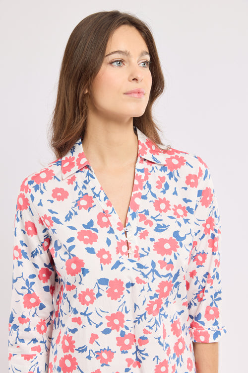 Deauville floral dress - cotton - Armor-lux - 2