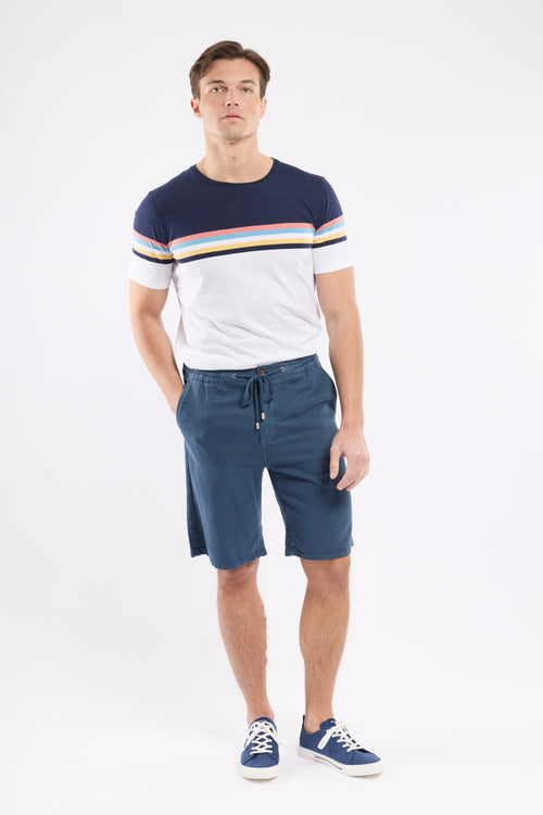 Bermuda taille élastique - coton et lyocel - Armor-lux - 1