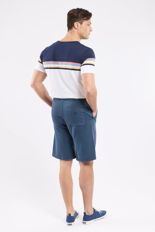 Bermuda taille élastique - coton et lyocel - Armor-lux - 3